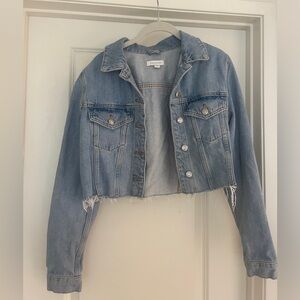 TOPSHOP CROP DENIM JACKET